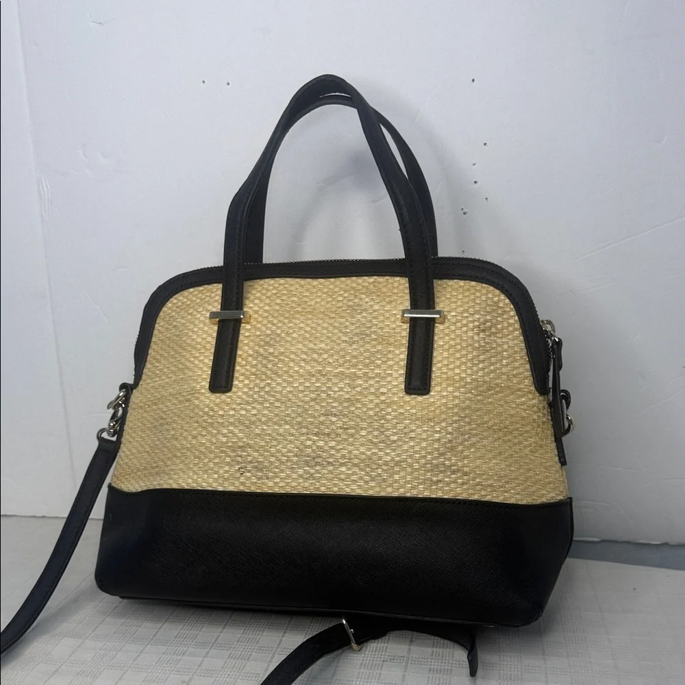 Kate Spade Cedar Street Straw Satchel Crossbody Bag - Picture 4 of 11
